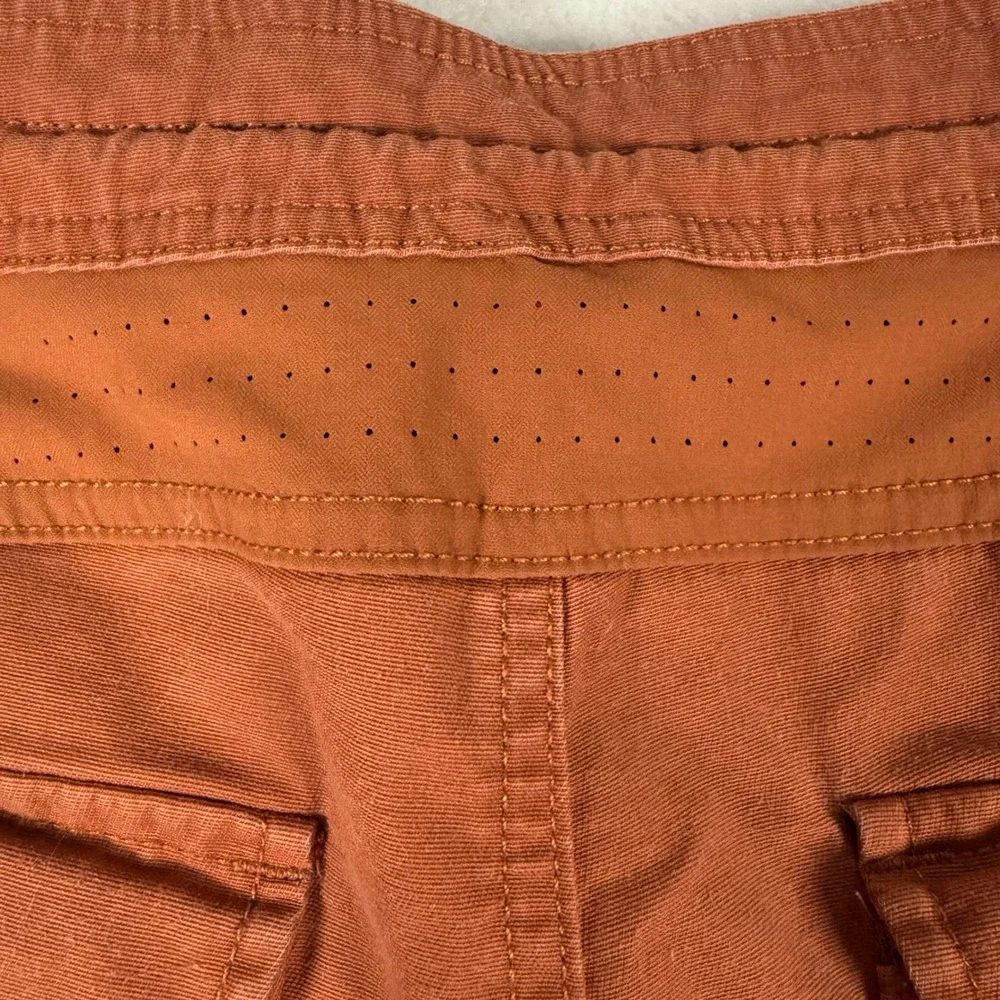 Roark Layover Traveler Shorts Mens 30 Rust Orange Cotton Gorpcore Utility Travel